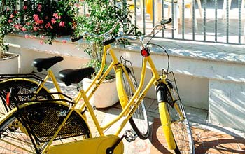 Le bici dell'hotel