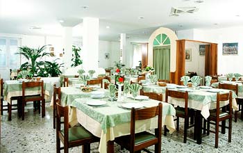 Il ristorante dell'Hotel Sorriso